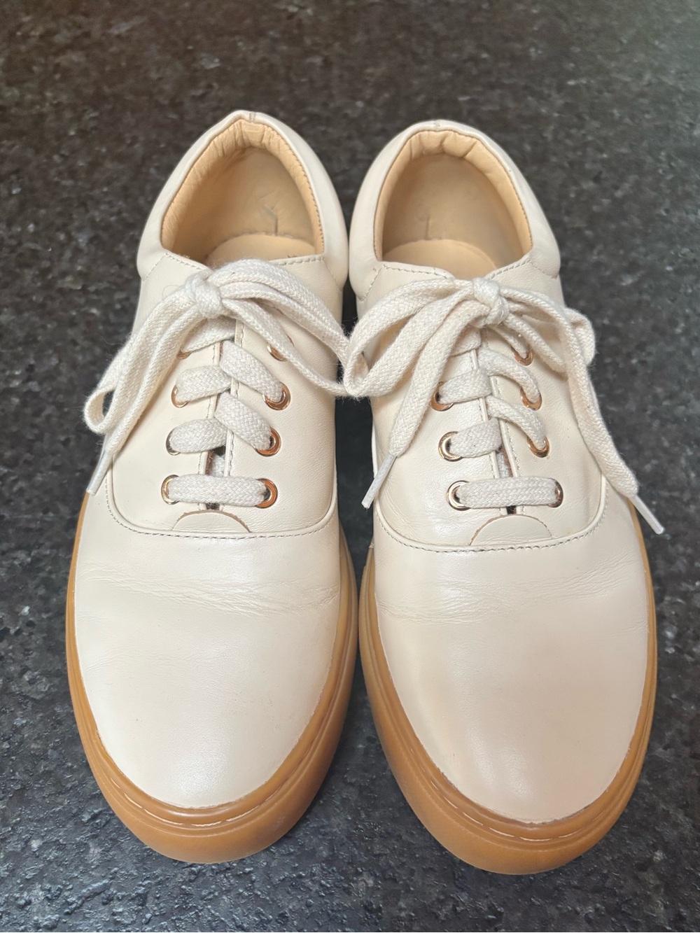 Nisolo  Women's Cream Sneakers